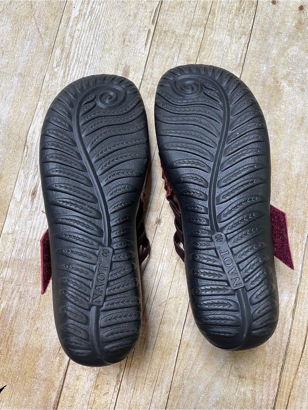 Naot Women’s Kawaka Mary Jane Style Shoes In Rumba/Crinkled Wine - Picture 5 of 13